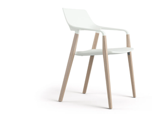 HALM - Stackable chair with armrests - Chair by Brunner