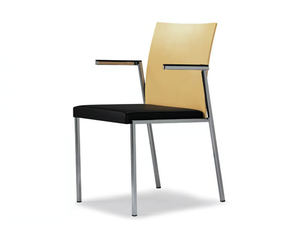 MILANOCLASSIC - Leather visitor's chair - Chair by Brunner