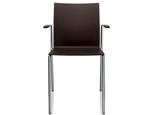 MILANOLIGHT - Stackable chair with armrests - Chair by Brunner