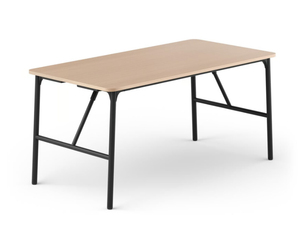 NATE S - Folding rectangular steel dining table - Table by Brunner
