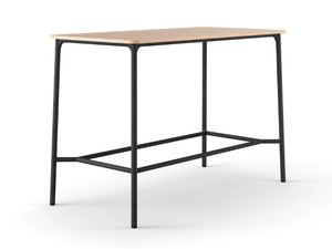 NATE S - Rectangular steel high table - Table by Brunner