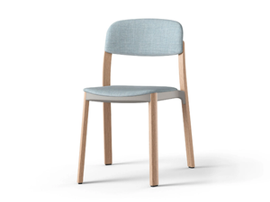 NATE - Stackable wooden chair - Chair by Brunner