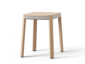 NATE - Wooden stool - Stool by Brunner