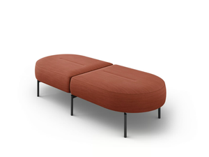 OVAL - Backless bench seating - Bench by Brunner