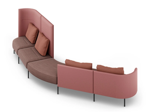 OVAL - Curved high-back sofa - Sofa by Brunner