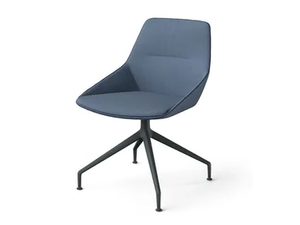 RAY SOFT - Swivel trestle-based chair - Chair by Brunner