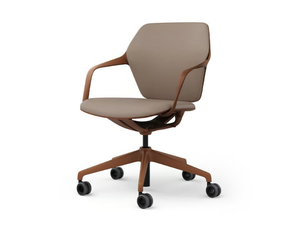 RAY WORK - Swivel chair with 5-spoke base with armrests - Office Chair by Brunner