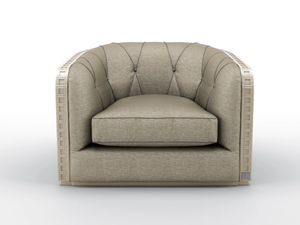 BAUHAUS - Fabric armchair with armrests - Armchair by BRUNO ZAMPA