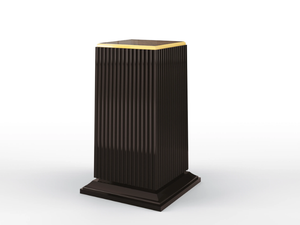 BAUHAUS - Solid wood pedestal - Accessories by BRUNO ZAMPA