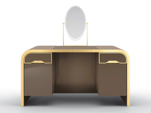 EMANUELLE - Multi-layer wood dressing table - Table by BRUNO ZAMPA
