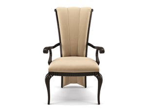 GRETA - Upholstered velvet chair with armrests _ BRUNO ZAMPA