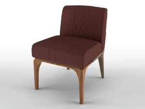 MADEMOISELLE - Upholstered velvet chair - Chair by BRUNO ZAMPA