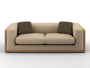VERTIGO - 3 seater leather sofa - Sofa by BRUNO ZAMPA