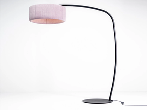 BuzziJet Standing - LED acoustic office recycled PET arc lamp - Floor lamp by BuzziSpace