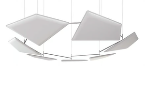 FLAP CHAIN - Trevira® CS hanging acoustic panel - Paneling by Caimi Brevetti