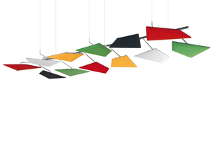FLAP - Trevira® CS hanging acoustic panel - Paneling by Caimi Brevetti