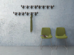 HOOK - Wall-mounted chrome plated steel coat rack - Accessories by Caimi Brevetti