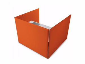 OVERSIZE DESK - Sound absorbing fabric desktop partition - Screens by Caimi Brevetti