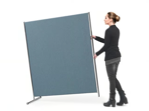 SEPÀ ROLLS - Sound absorbing mobile fabric office screen - Screens by Caimi Brevetti