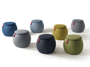 SNOWPOUF - Round fabric pouf - Pouf by Caimi Brevetti