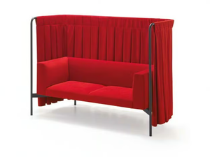 SNOWSOFA - 2 seater high-back fabric sofa - Sofa by Caimi Brevetti