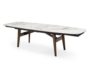 ABREY - Extending rectangular ash table - Table by Calligaris
