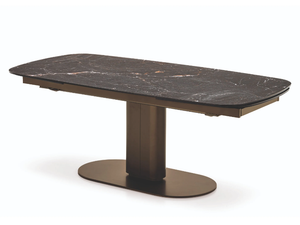 CAMEO - Extending rectangular marble table - Table by Calligaris
