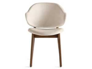 HOLLY - Upholstered fabric chair with wooden structure - Chair by Calligaris