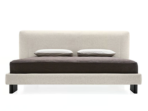 KILIAN - Fabric double bed with upholstered headboard - Bed frame by Calligaris