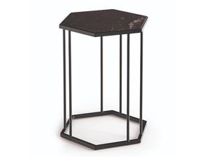 RENEE - Hexagonal Calacatta marble coffee table - Coffee table by Calligaris