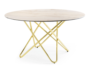 STELLAR - Round ceramic table - Table by Calligaris