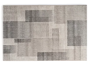 ZEN - Rectangular fabric rug with geometric shapes - Rug by Calligaris