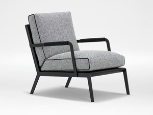 AUSTEN - Fabric armchair with armrests - Armchair by CAMERICH