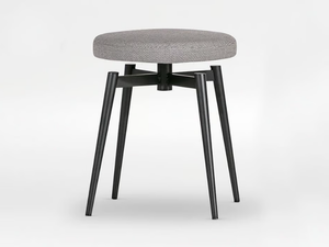 BALLET - Low upholstered fabric stool - Stool by CAMERICH