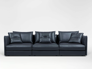 BLOOM - Modular leather sofa - Sofa by CAMERICH