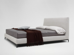 CRESCENT - Fabric bed with upholstered headboard - Bed frame by CAMERICH