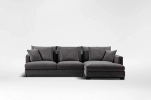 EASYTIME - Sectional fabric sofa with chaise longue - Sofa by CAMERICH