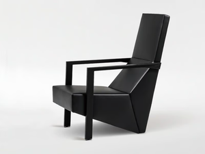 PUZZLE - Leather armchair with armrests - Armchair by CAMERICH
