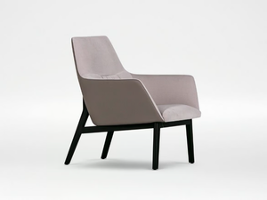 QING - Fabric armchair with armrests - Armchair by CAMERICH