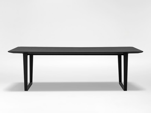 VERGE - Rectangular wood veneer table - Table by CAMERICH
