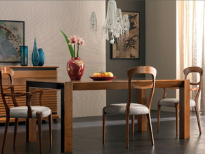 ELETTRA DAY - Extending rectangular wooden table - Table by Cantiero