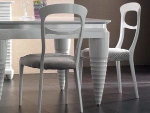 ELETTRA DAY - Upholstered solid wood chair - Chair by Cantiero