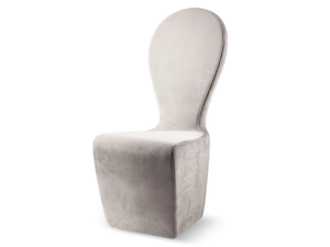 MONDRIAN - Velvet chair with removable cover - Chair by Cantori