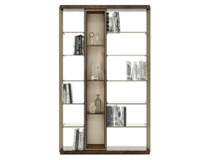 BIBLO - Open wall-mounted wooden bookcase - Cabinet by Capital Collection