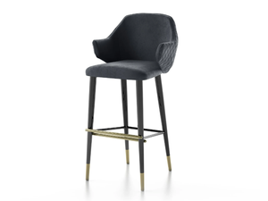 DIVA - High stool with back - Stool by Capital Collection
