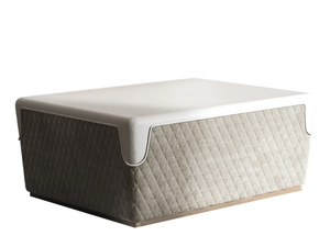 MAJESTIC - Upholstered square fabric pouf - Pouf by Capital Collection