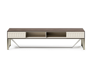PRISMA - Low wooden TV cabinet with drawers - Cabinet by Capital Collection