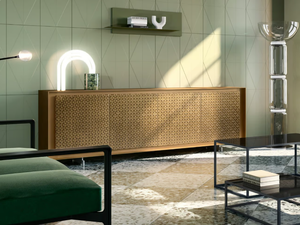 PRIVACY - Wooden sideboard with sliding doors - Cabinet by Capo d’Opera