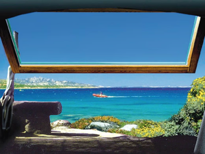 SA91 - Up-and-over aluminium and wood window - Finishes accessories by Capoferri Serramenti