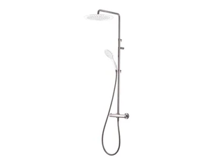 RIGOLETTO TELESCOPIC 00-0840/00-0940 - Wall-mounted thermostatic shower panel with diverter - Shower panel by Carimali